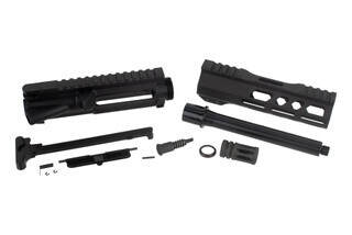 TacFire 9mm AR-15 Upper Receiver Build Kit 7.5" barrel features a free float MLOK handguard